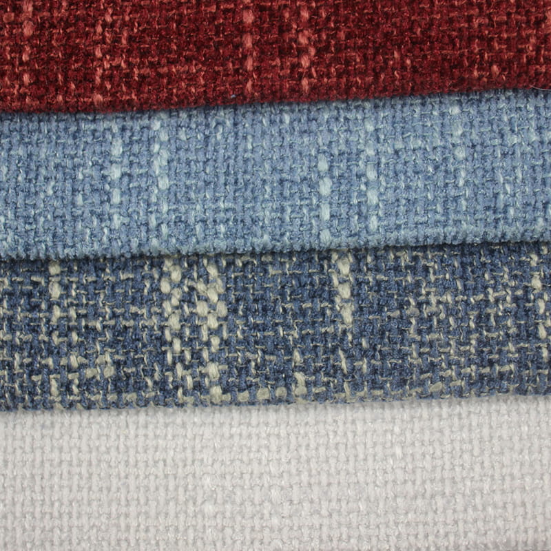 SM-A0008 Chenille Jacquard gruba lanena tkanina za kauč