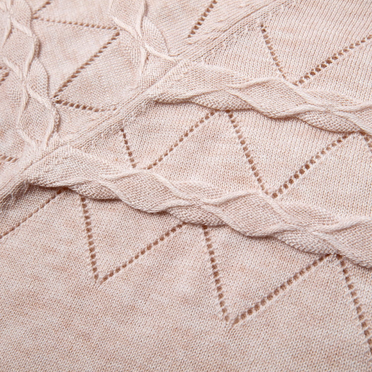 SM-K0042 Široki pleteni džemper dugih rukava, tanka valovita šuplja pletena donja majica SM-K0042 Široki pleteni džemper dugih rukava, tanka valovita šuplja pletena donja majica